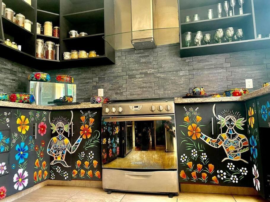 Luxurious Mid Century Modern Folk Art Home Ciudad de México Exterior foto