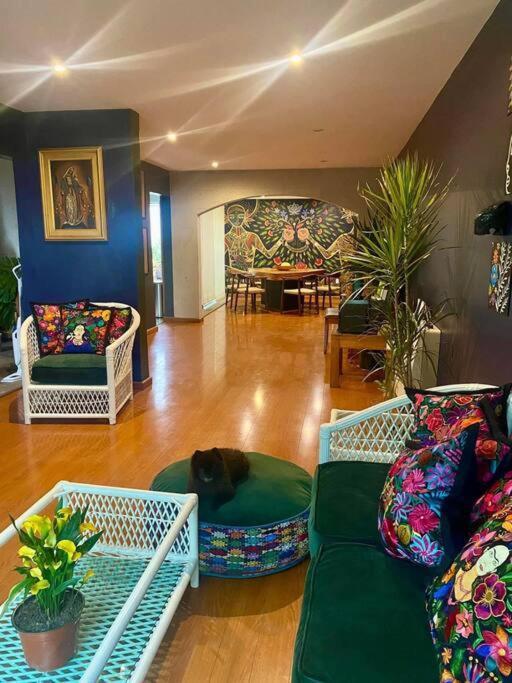 Luxurious Mid Century Modern Folk Art Home Ciudad de México Exterior foto